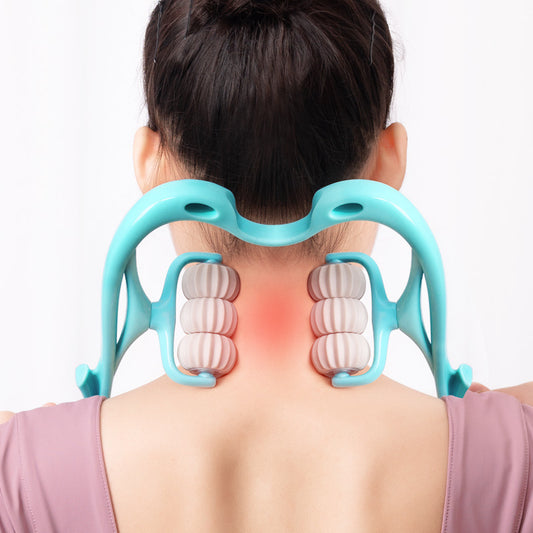 Multifunctional Manual Neck Massager Relieve Roller