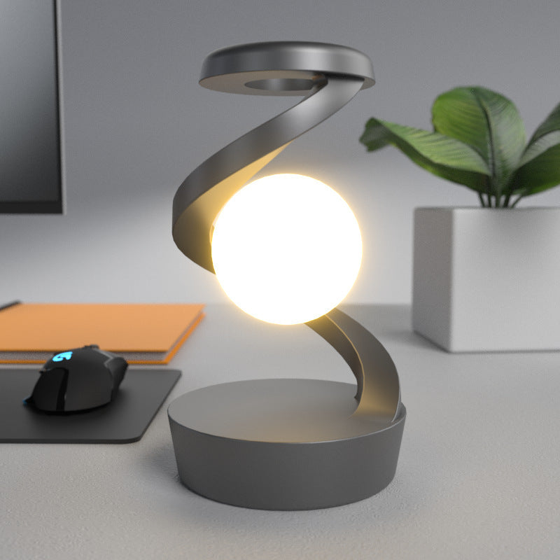 Moon Desk Lamp – Touch Sensor & Wireless Charger