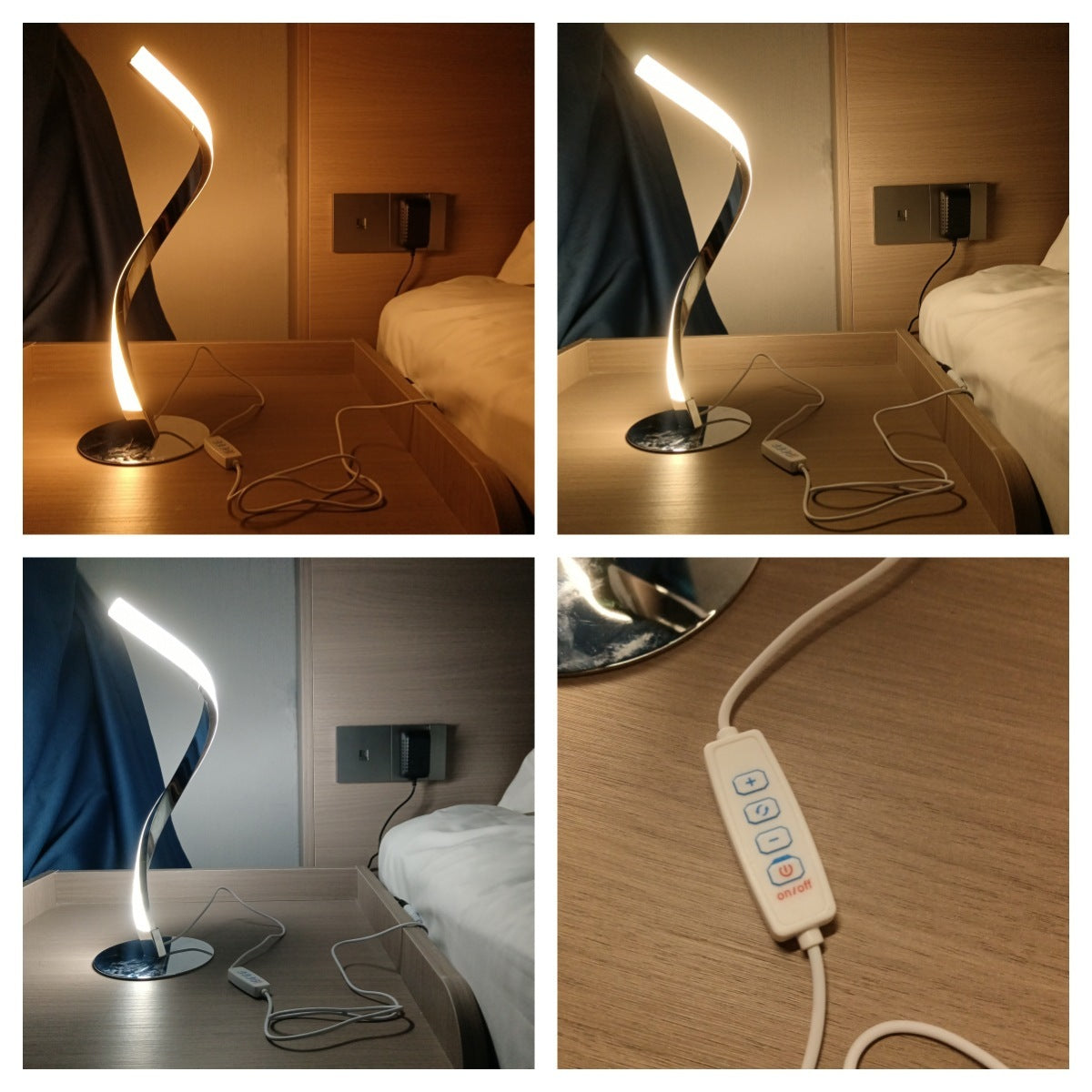 Snake Spiral Table Night Lamp