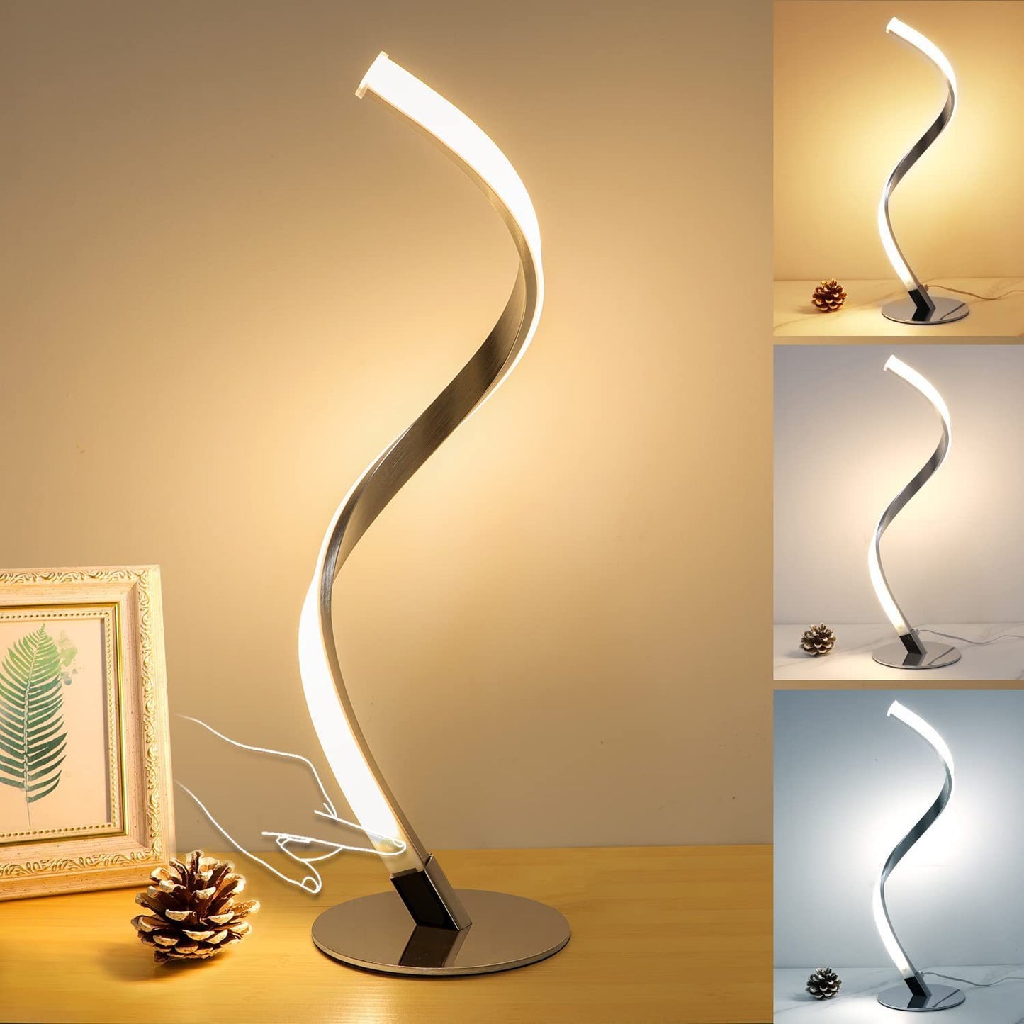 Snake Spiral Table Night Lamp