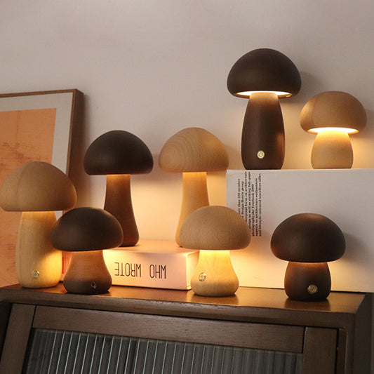 Mushroom Touch-Control Night Light