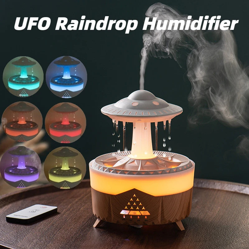 UFO Raindrop USB Humidifier & Aroma Diffuser