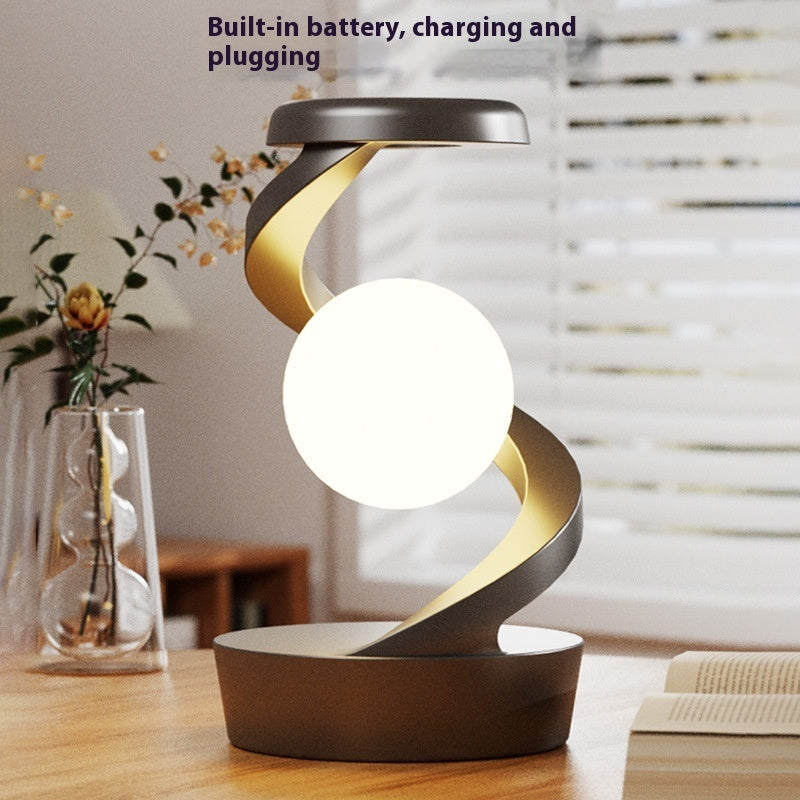 Moon Desk Lamp – Touch Sensor & Wireless Charger