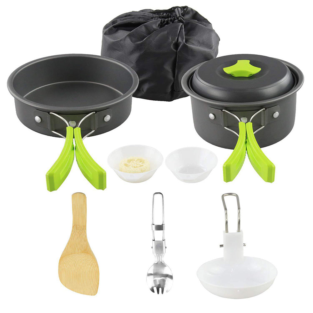 Camping Cookware Aluminum  Kit Outdoor Cooking Set