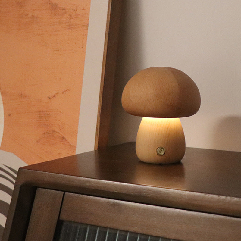 Mushroom Touch-Control Night Light